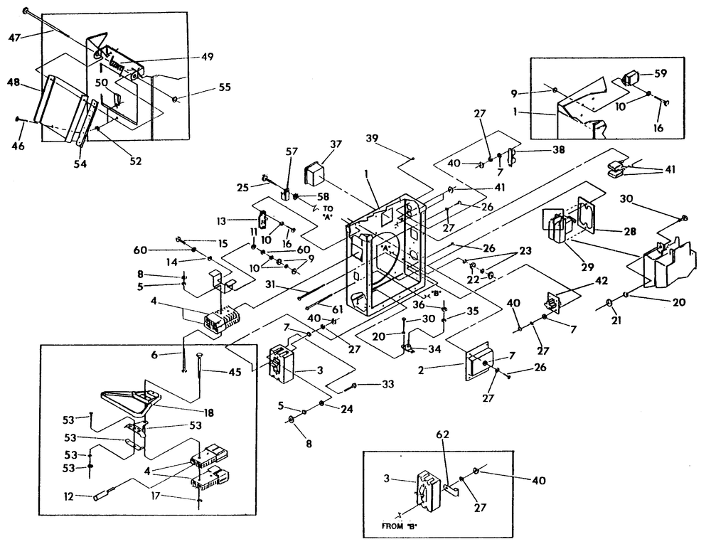 Control Panel Diagram and Parts List for 9740-1  Generac Generator