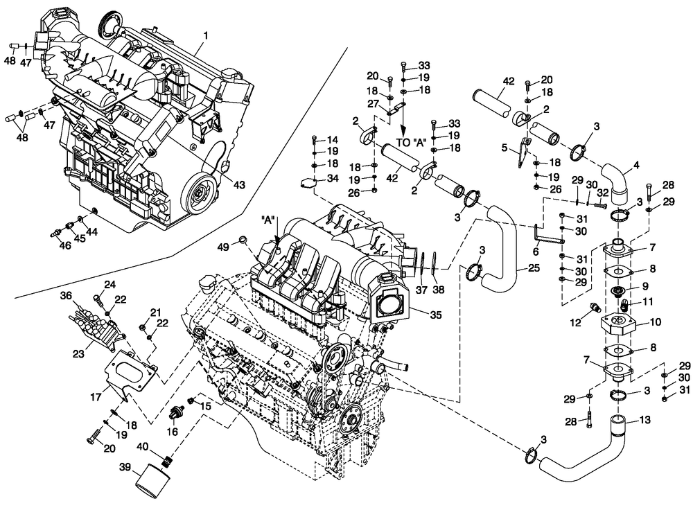 Engine Make 3.0l G3 Diagram and Parts List for BT06030ANSN (3808V29819 - 4308V30688)(2008) Generac Generator