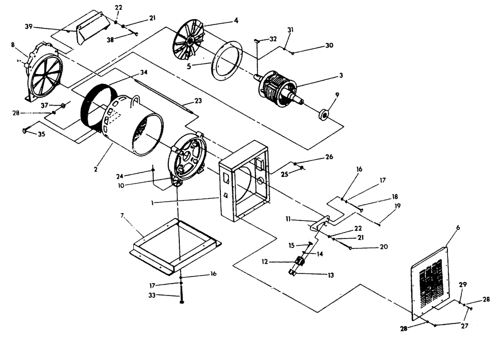Generator Diagram and Parts List for 9738-1  Generac Generator