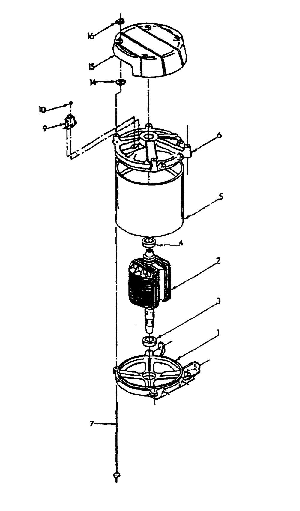 Generator Diagram and Parts List for 9653-0  Generac Generator