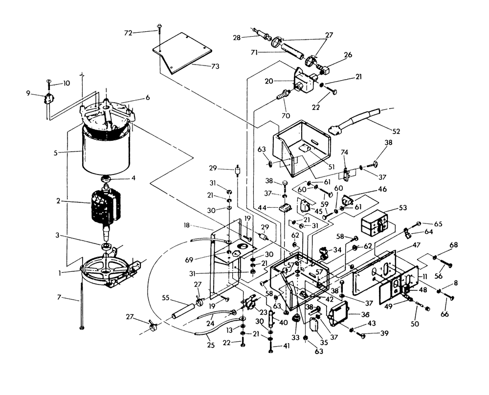 Alternator And Panel Diagram and Parts List for 9424-0  Generac Generator