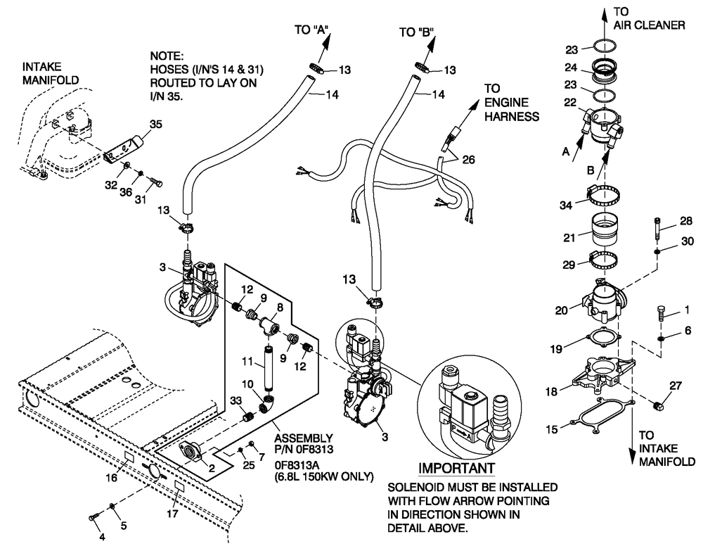 Fuel Lp Vapor C5 Cpl 6.8l Diagram and Parts List for CT13068AVAN (1908V27747)(2008) Generac Generator