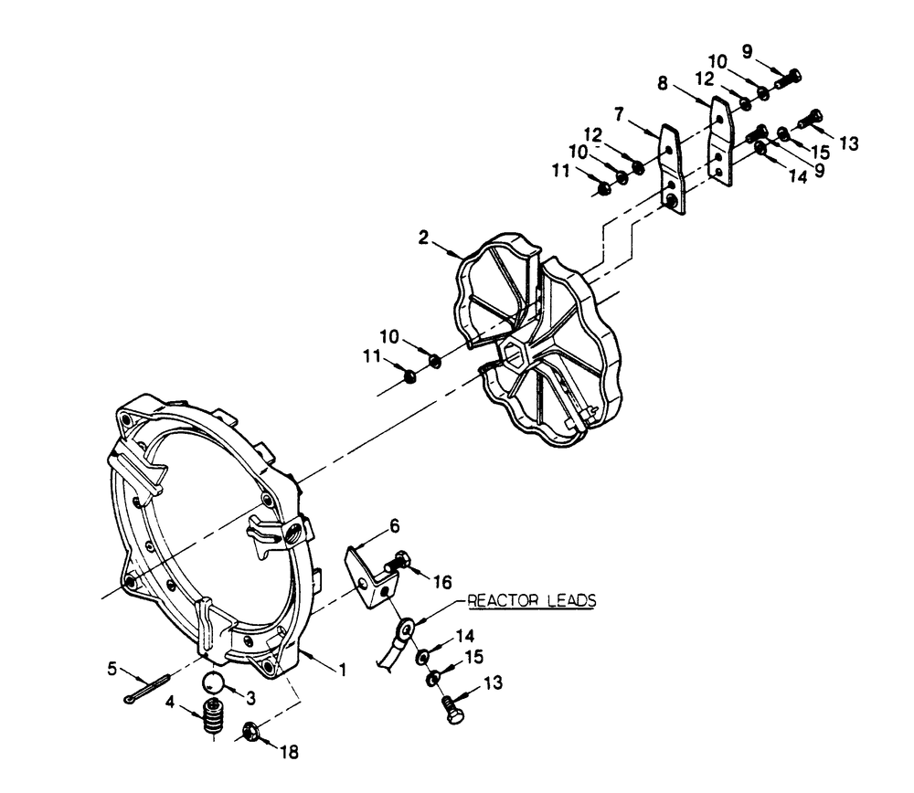 Amperage Selector Switch Diagram and Parts List for 1003-C  Generac Welder
