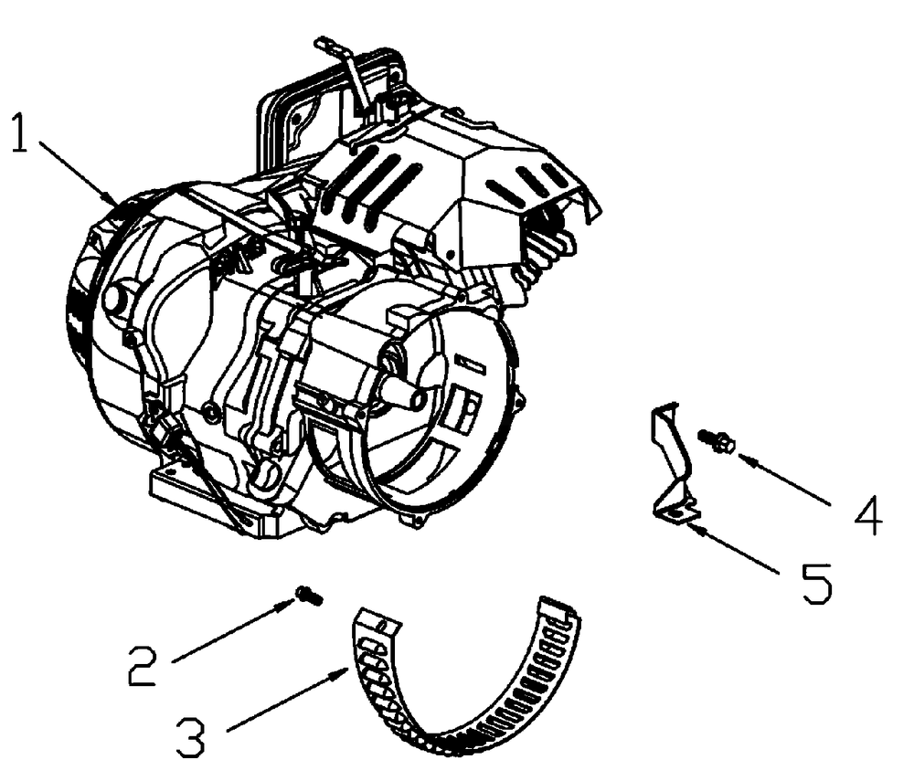 Engine Diagram and Parts List for GP5500 (6593910A - 7330563A)(2012) Generac Generator
