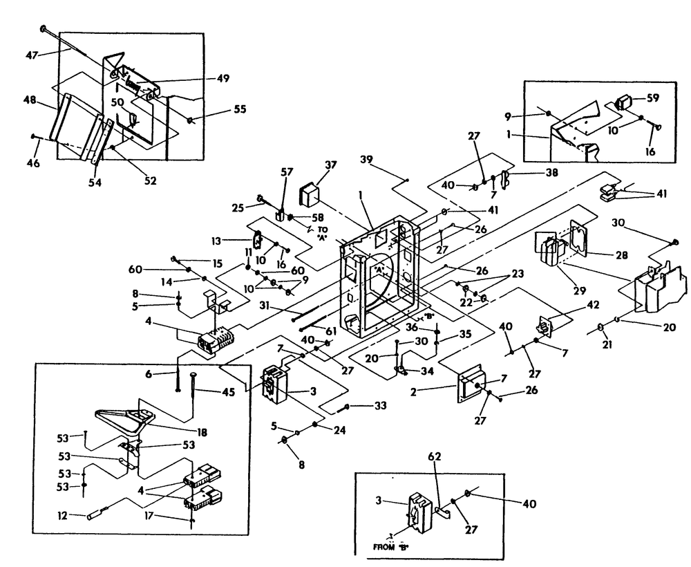 Control Panel Diagram and Parts List for 9740-2  Generac Generator