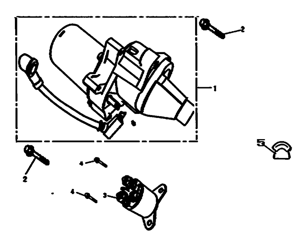 Starter Motor Diagram and Parts List for 0064330 (8363126 - 9498381)(2015) Generac Generator