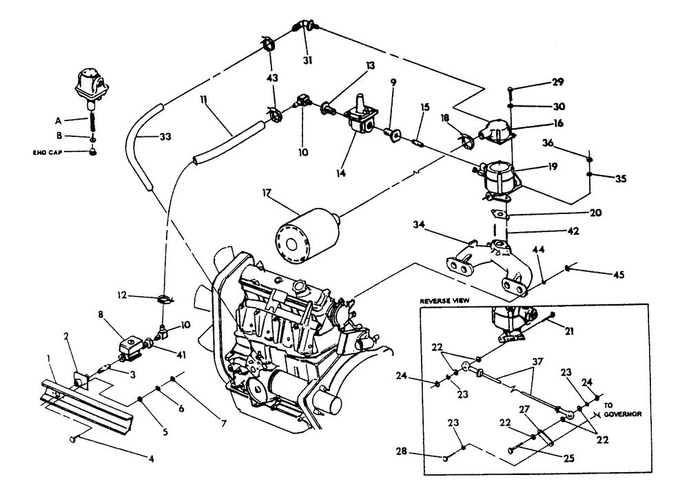 Natural Gas Fuel System Diagram and Parts List for 0591-1  Generac Generator