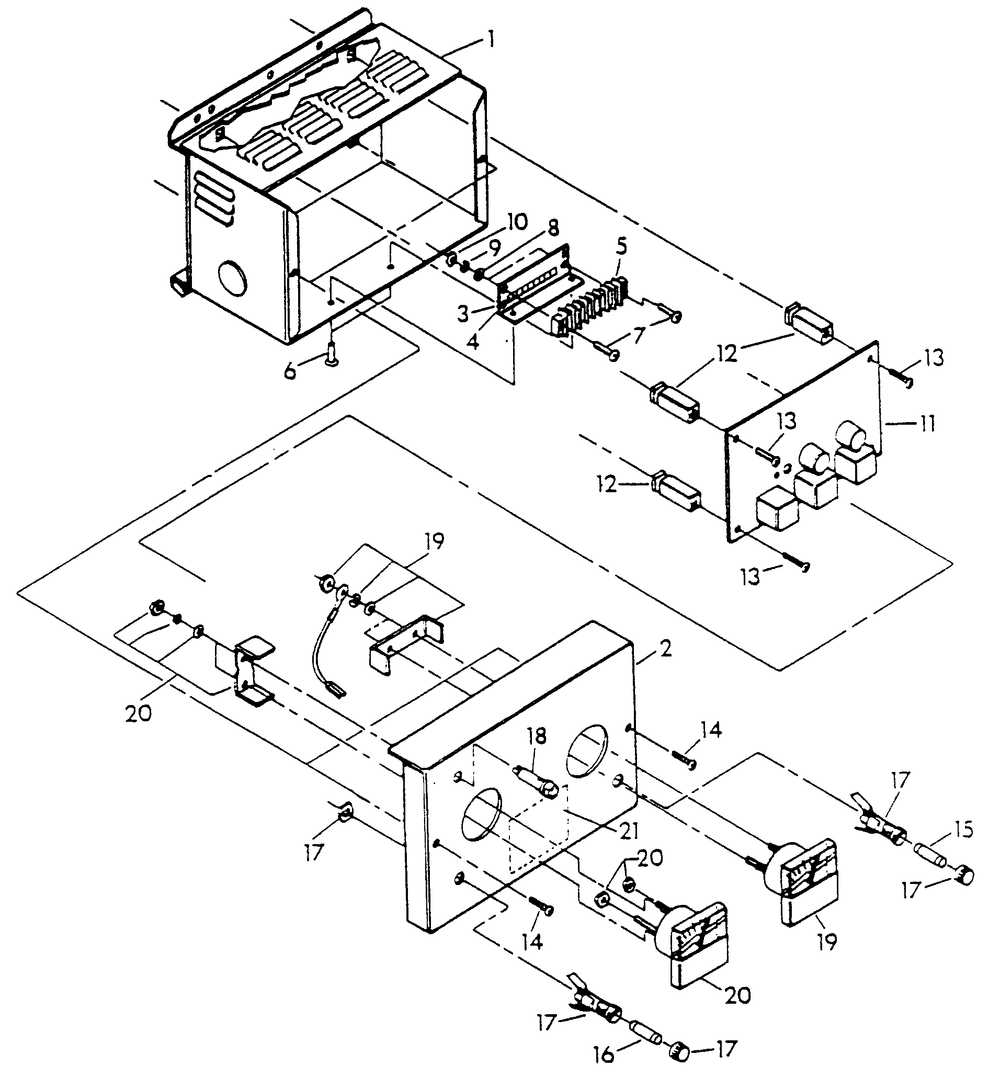 Battery Charger Diagram and Parts List for 9657-3  Generac Generator