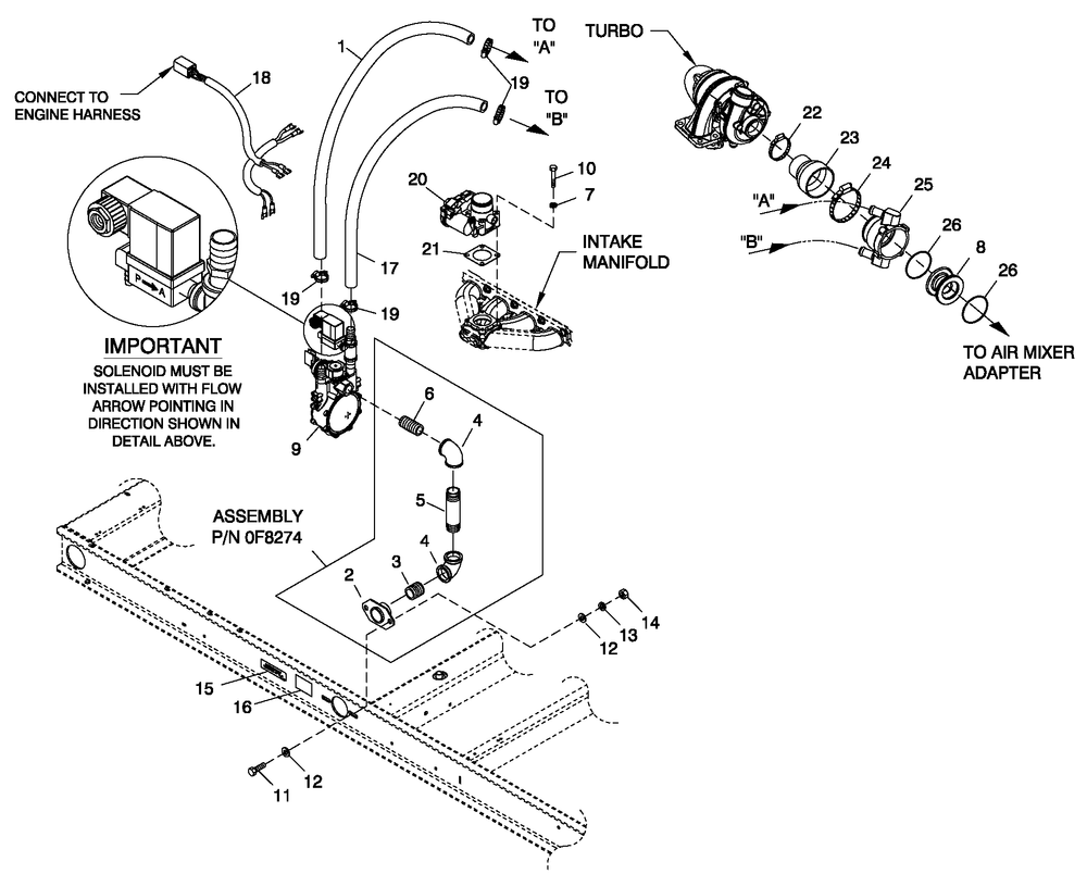 System Lp 2.4l Turbo Diagram and Parts List for QT06024ANSN (5147588 - 5307536)(2009) Generac Generator