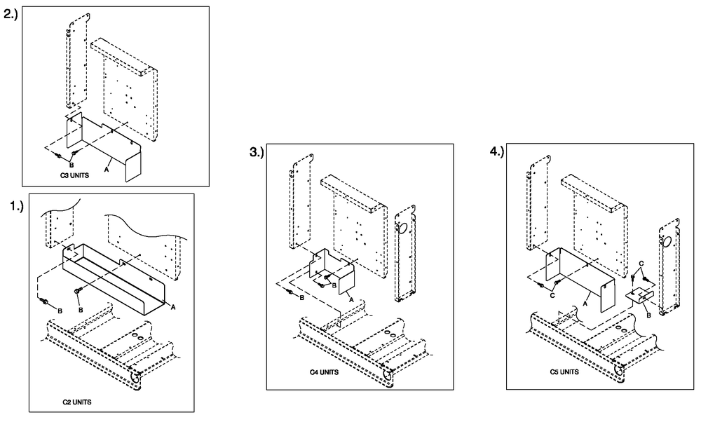 C4 Cb Connection Box Shielding C2/C4 Diagram and Parts List for 0055990 (5111202 - 5223746)(2008) Generac Generator