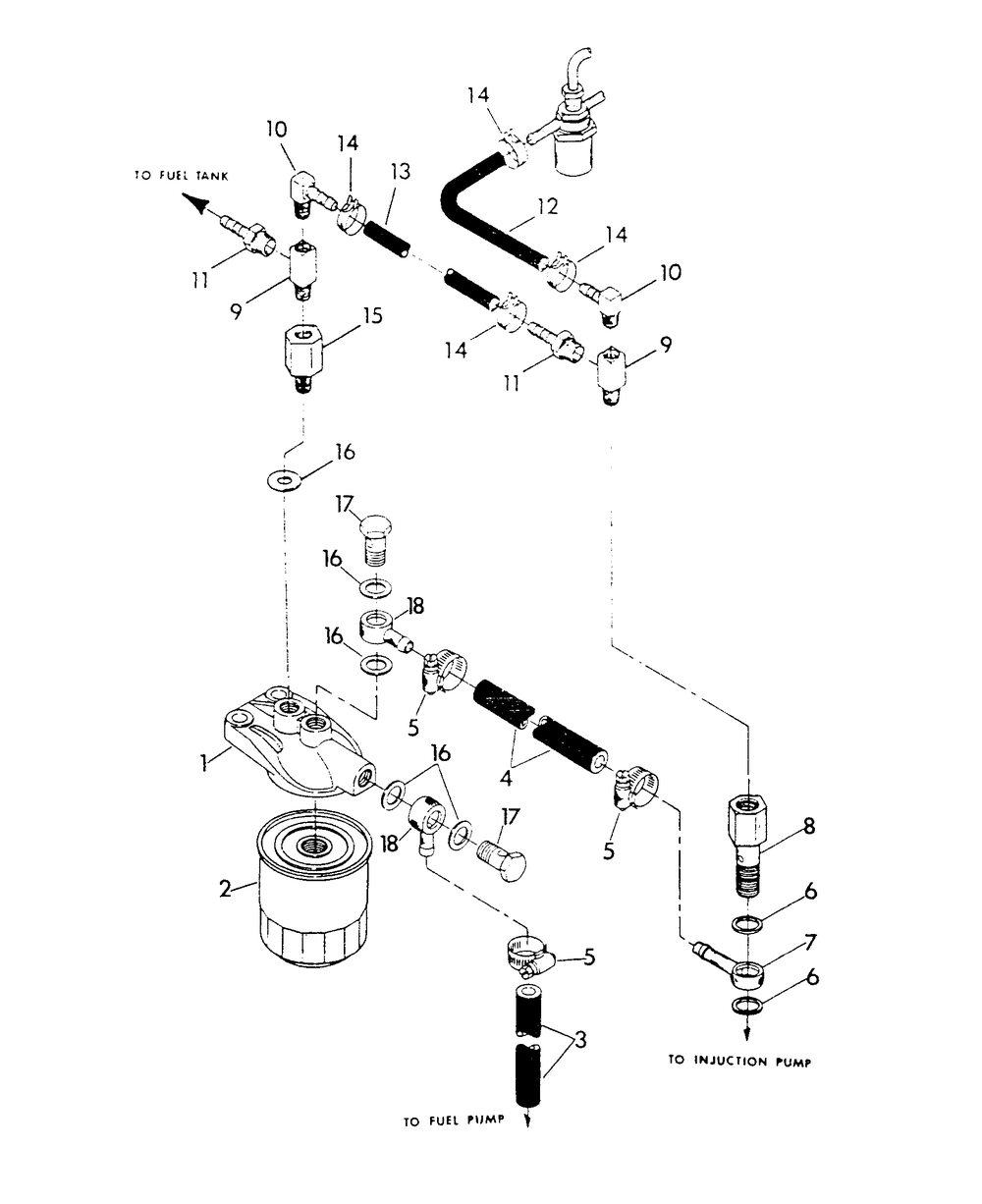 Fuel Supply Diagram and Parts List for 9344-0  Generac Generator
