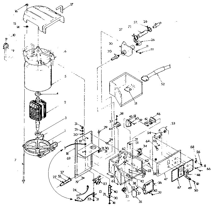 Generator And Panel Diagram and Parts List for 9009-3  Generac Generator