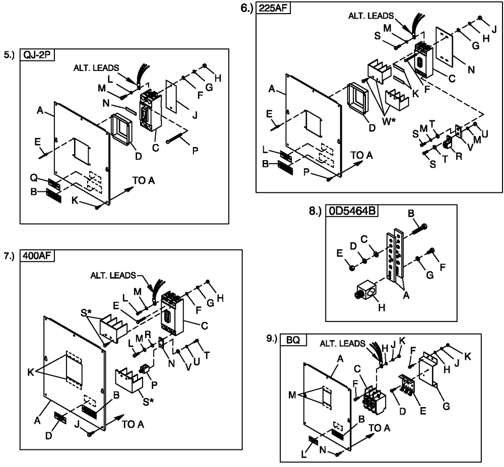 Cpl C2 And C4 Flex Hsb Diagram and Parts List for 0053400 (4486450 - 4668898)(2006) Generac Generator