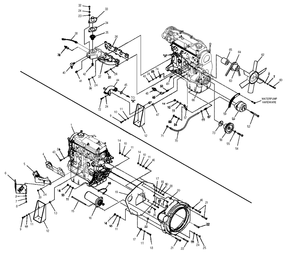 Control Panel Diagram and Parts List for 0047420 (3638011 - 3989689)(2004) Generac Generator