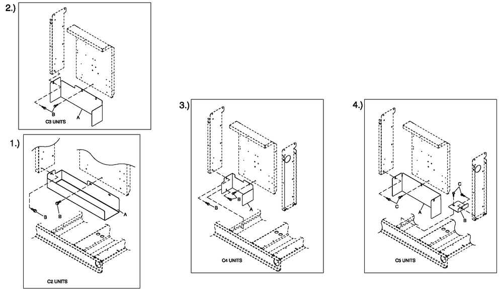 C4 Cb Connection Box Shielding C2/C4 Diagram and Parts List for QT04524ANSY (5649706 - 5876247)(2010) Generac Generator