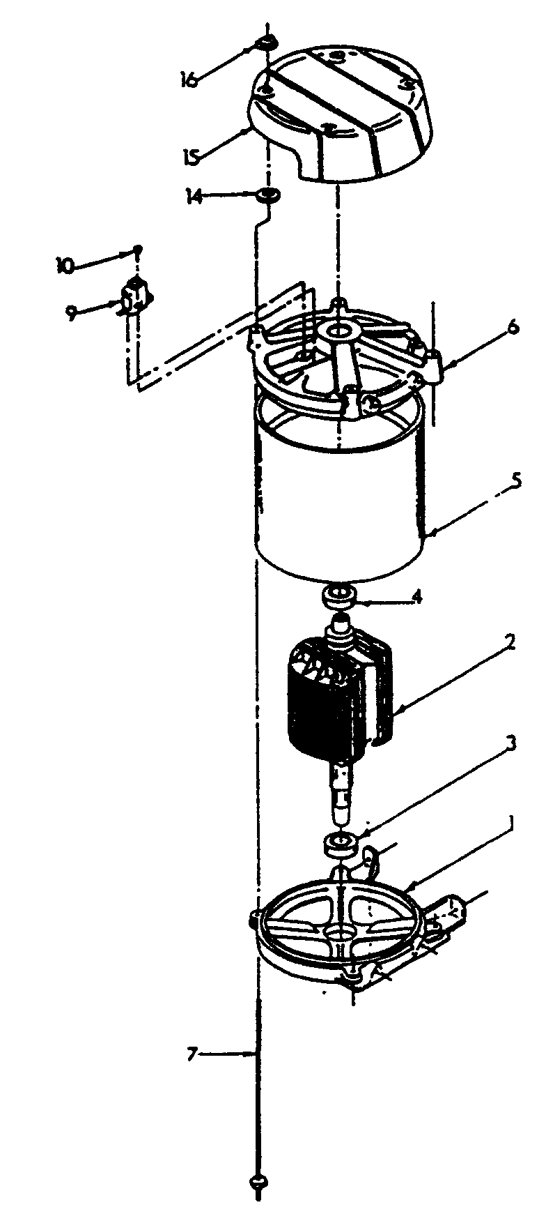 Generator Diagram and Parts List for 9653-1  Generac Generator