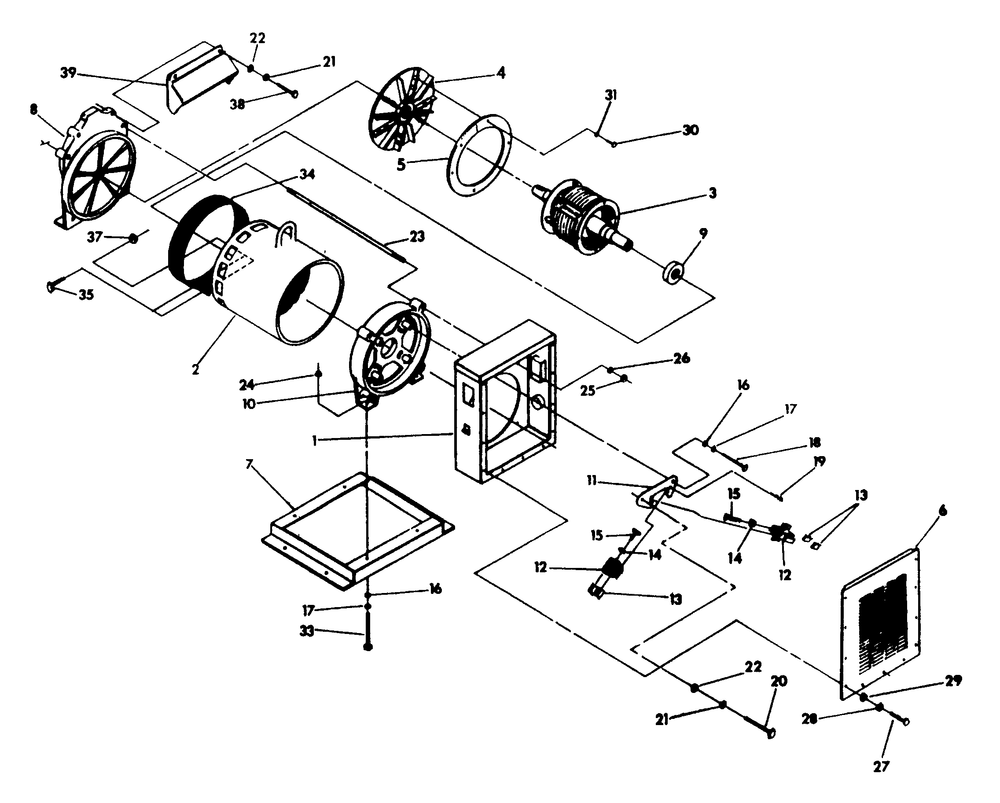 Generator Diagram and Parts List for 9566-3  Generac Generator