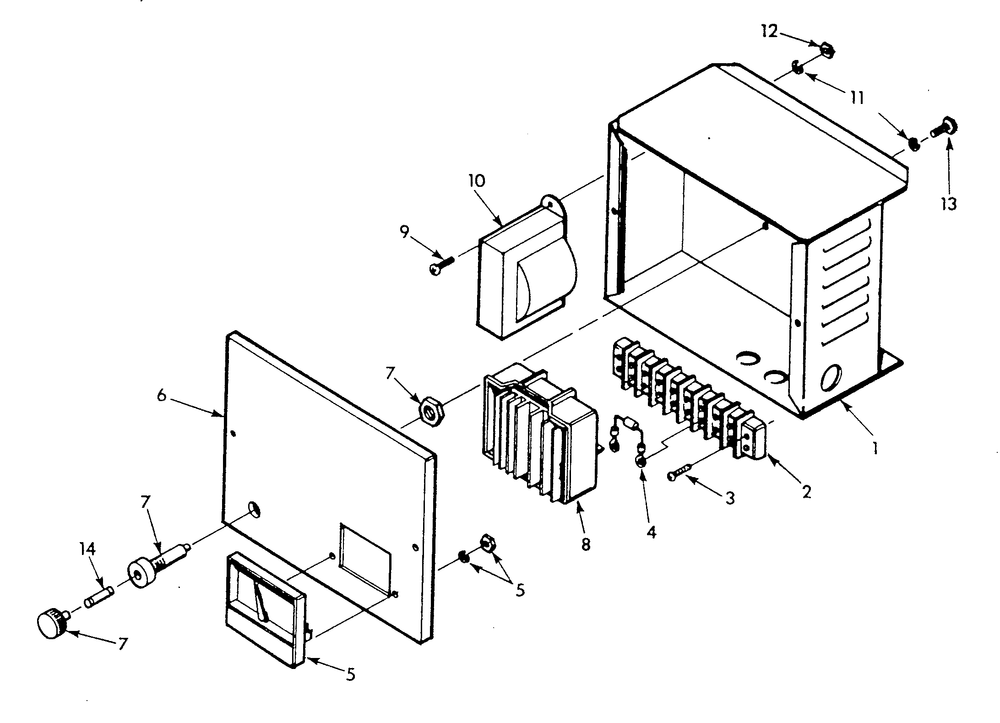 Battery Charger Diagram and Parts List for 9303-3  Generac Generator