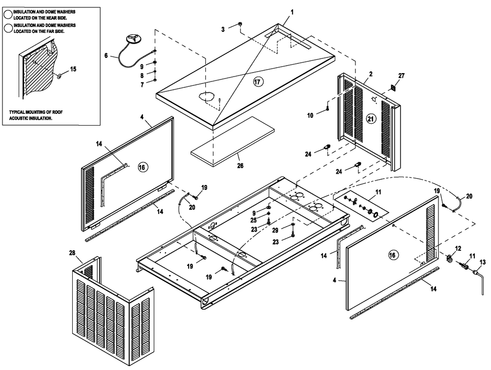 Ev Enclosure Cl Cpl Diagram and Parts List for ET02516GNSN (5817583 - 5853670)(2010) Generac Generator