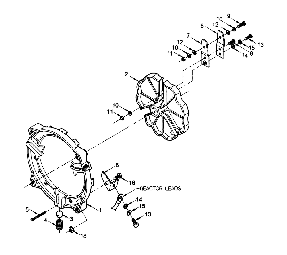 Ampere Range Switch Diagram and Parts List for 1013-A  Generac Welder