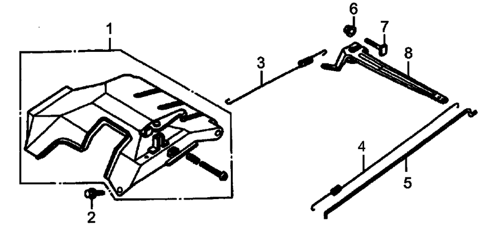 Control System Diagram and Parts List for GP5500 (6593910A - 7330563A)(2012) Generac Generator