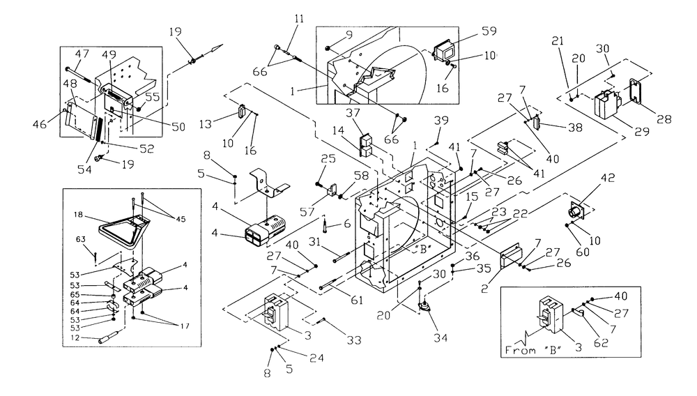 Control Panel 2 Diagram and Parts List for 9740-5  Generac Generator