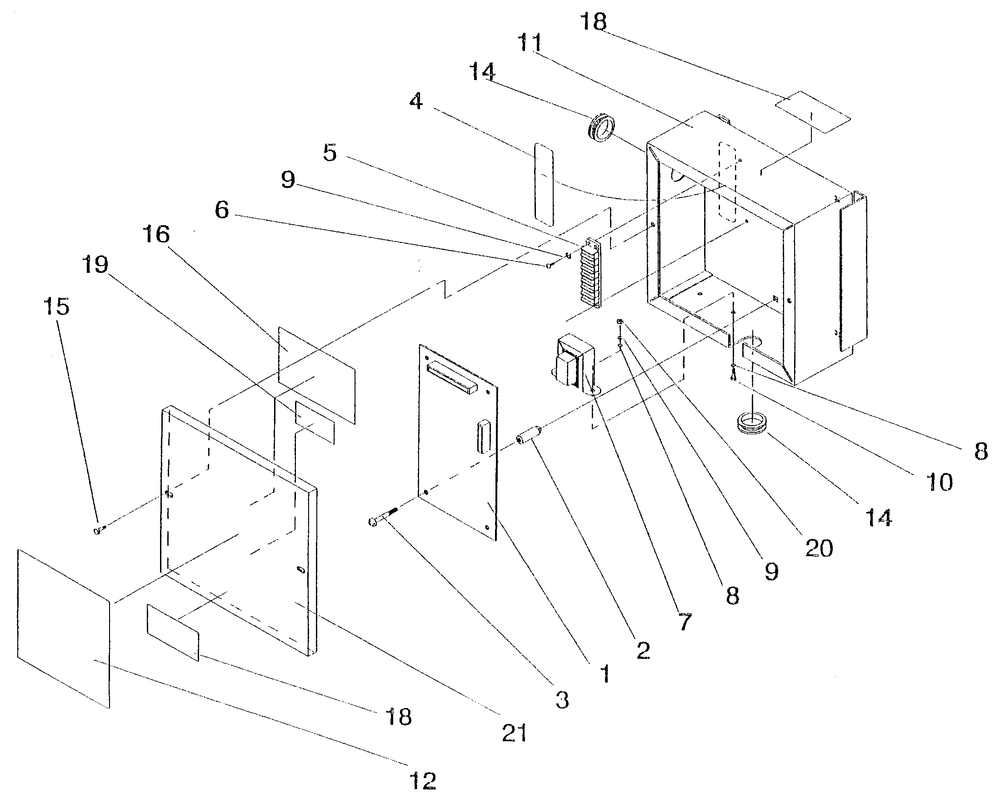 Cma Assembly Diagram and Parts List for 4136-0  Generac Generator
