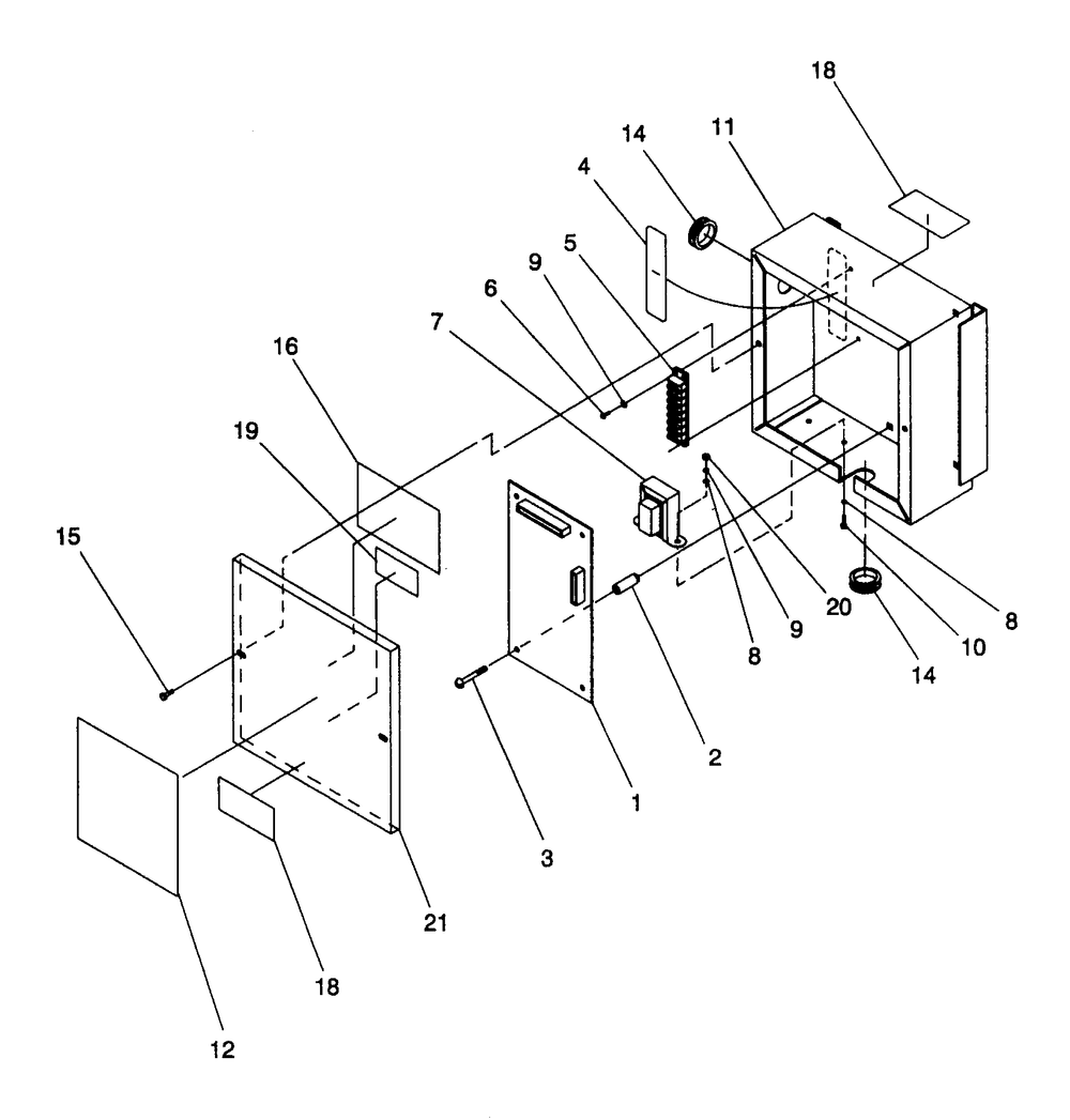 Cma Assembly Diagram and Parts List for 4188-1  Generac Generator