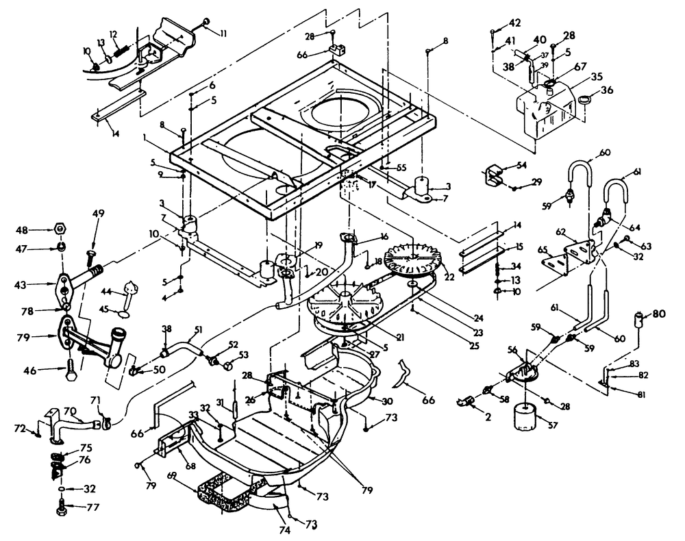 Base And Pulleys Diagram and Parts List for 9008-2  Generac Generator