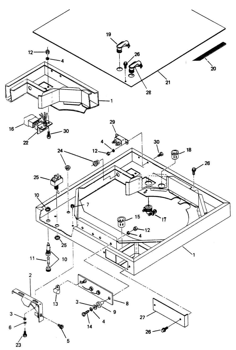 Blower Shroud Diagram and Parts List for 6246-6  Generac Generator