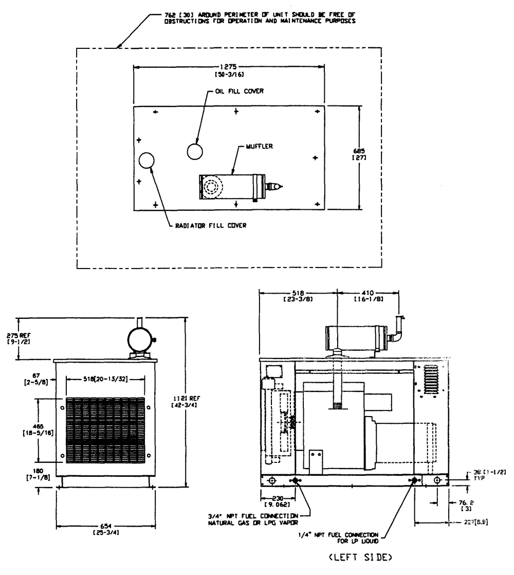 Governor Assembly Diagram and Parts List for 0910-0  Generac Generator