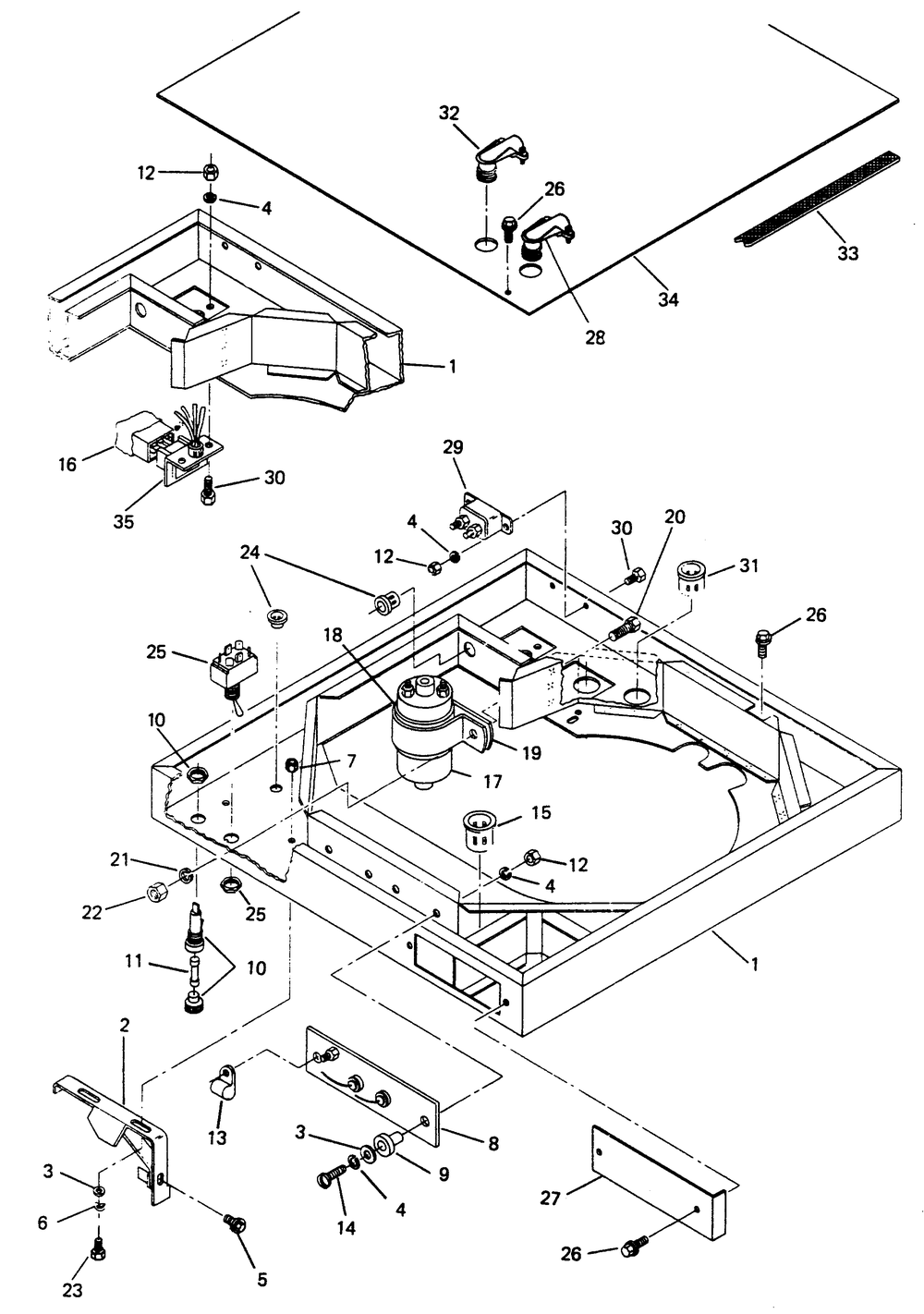 Blower Shroud Diagram and Parts List for 6206-5  Generac Generator