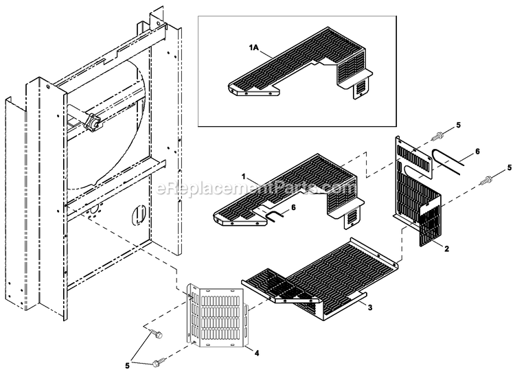 Ev Level One Guarding 2.4l G2 Diagram and Parts List for QT02524GNANA (7056379)(2012) Generac Generator