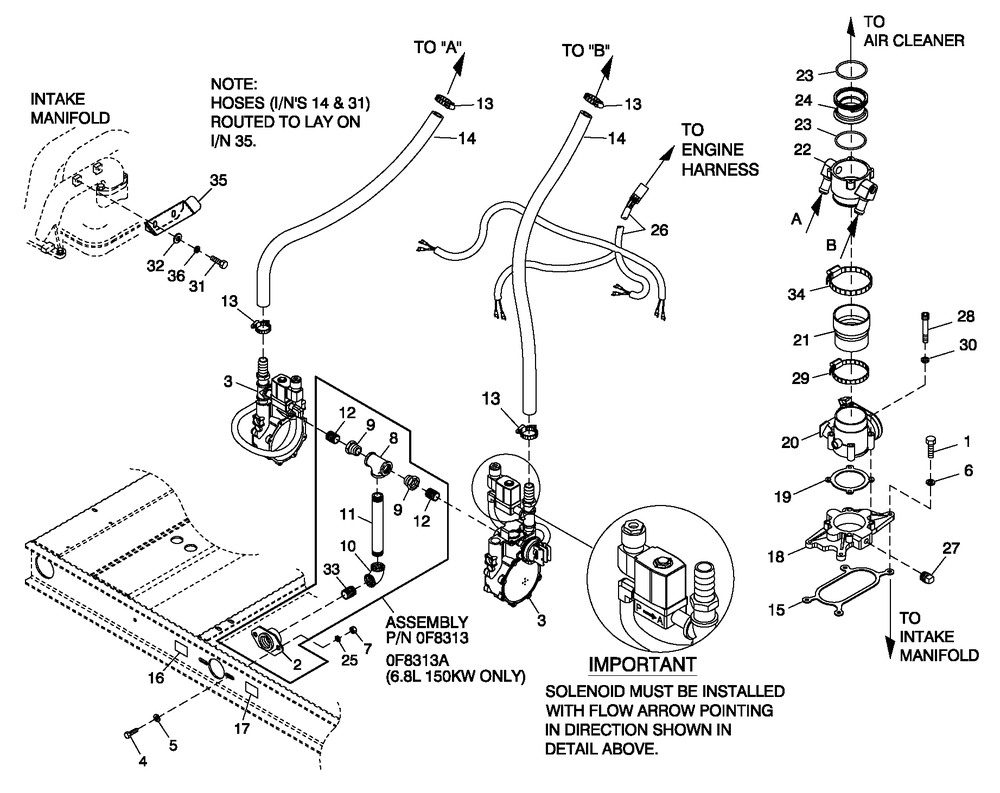 Fuel Lp Vapor C5 Cpl 6.8l Diagram and Parts List for BT13068GNSN (4608V31106)(2008) Generac Generator