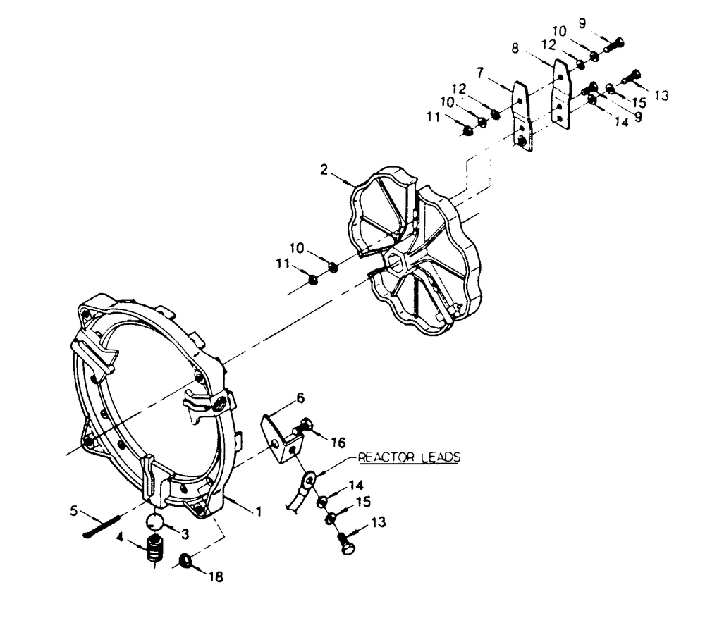 Amperage Selector Switch Diagram and Parts List for 1006-C  Generac Welder