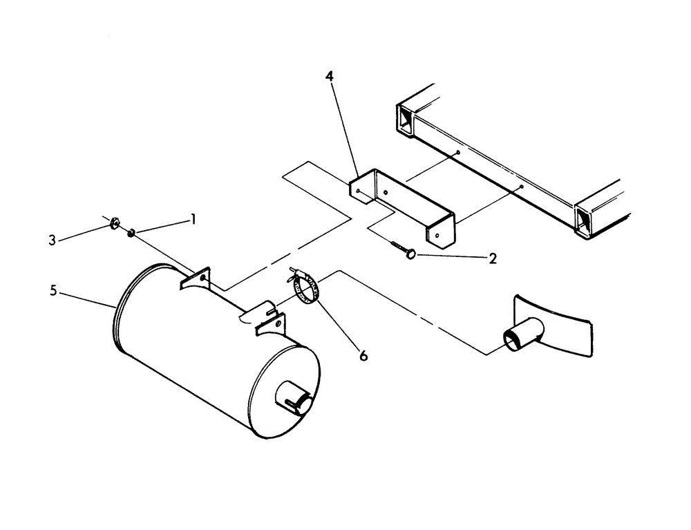Exhaust Kit Diagram and Parts List for 9508-0  Generac Generator