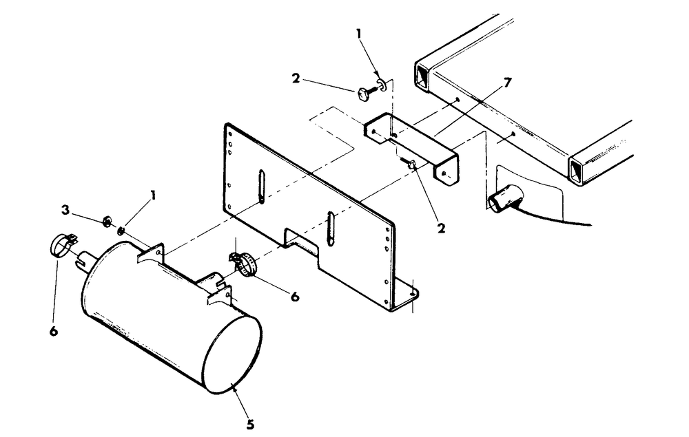 Exhaust Kit Diagram and Parts List for 9306-0  Generac Generator