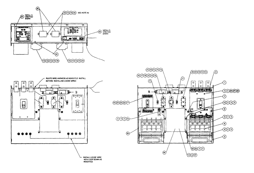 Receptacle Panel Diagram and Parts List for 4363-1  Generac Generator