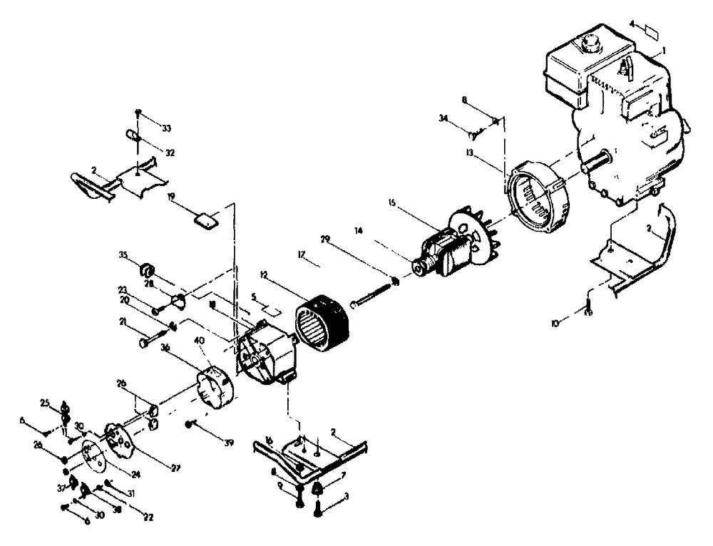 Repair Parts Diagram and Parts List for S5002 (8983-4)(8983-4) Generac Generator