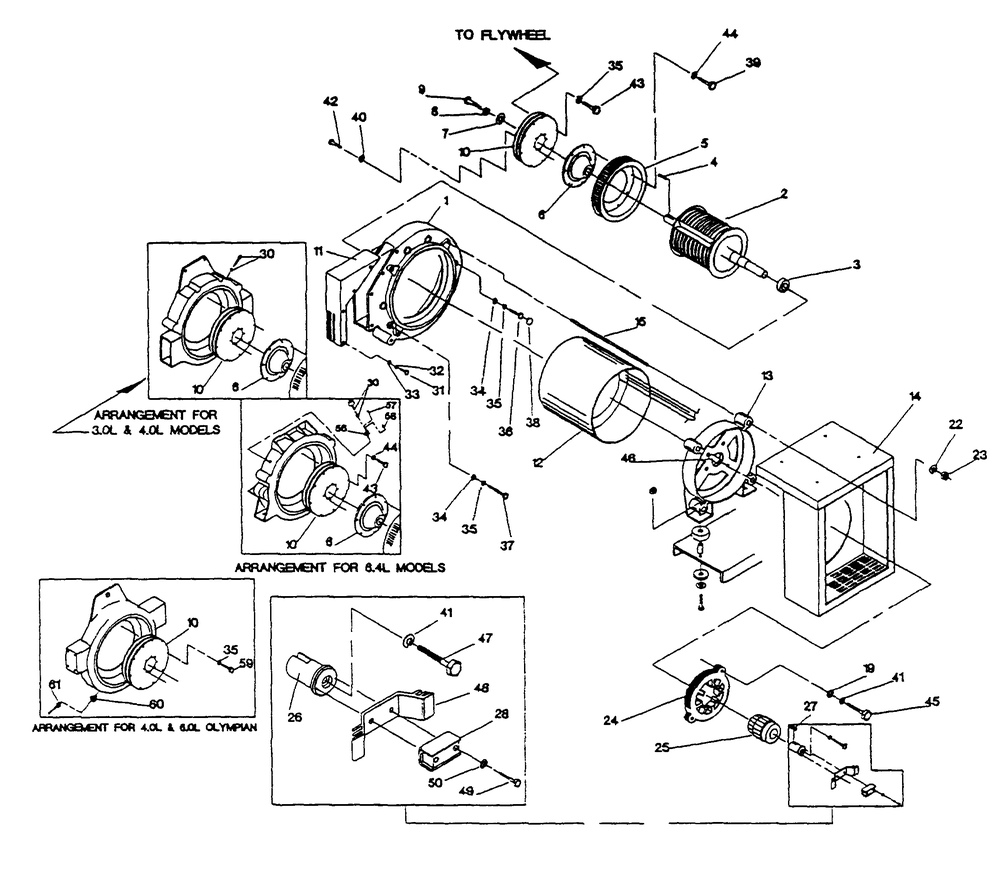 Generator Diagram and Parts List for 9488-2  Generac Generator