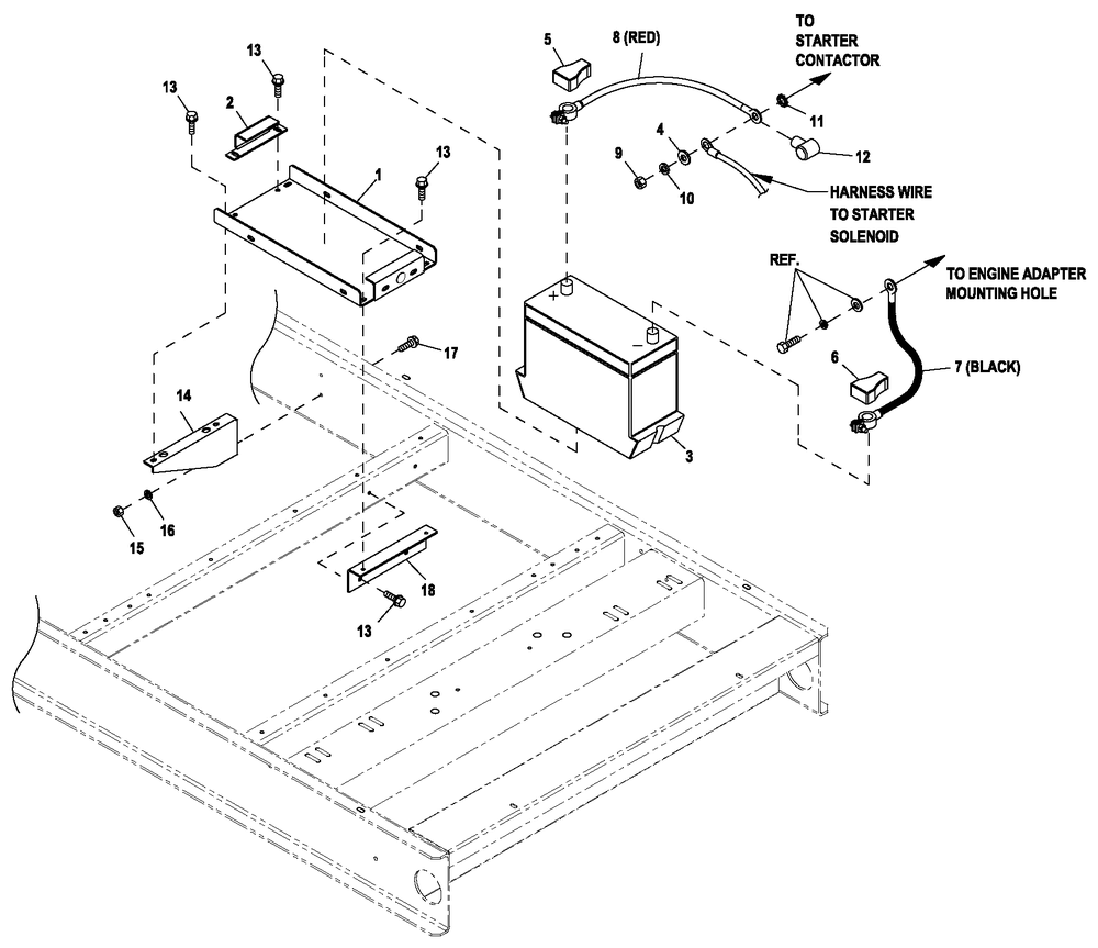 Ev Battery 27f Gear Box Diagram and Parts List for BT10068AVSN (3407V24645)(2007) Generac Generator