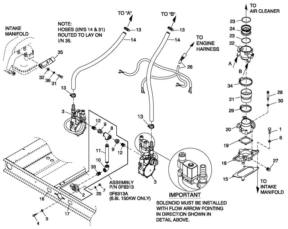 Fuel Lp Vapor C5 Cpl 6.8l Diagram and Parts List for CT15068ANSN (1507V23117)(2007) Generac Generator