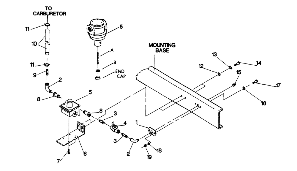 Natural Gas Regulator/Lp Gas Vapor Withdrawal System Diagram and Parts List for 9303-8  Generac Generator