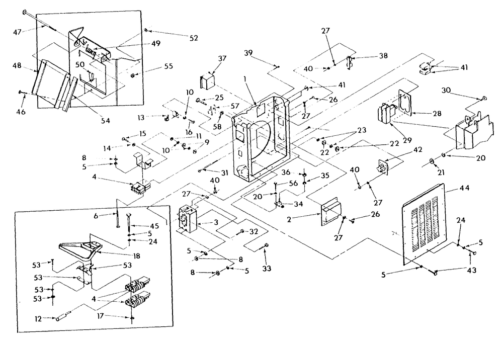Control Panel (Part 2) Diagram and Parts List for 9665-0  Generac Generator