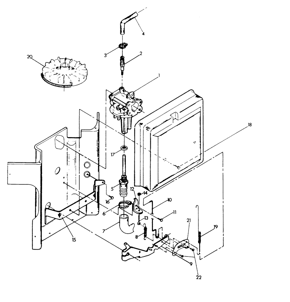Natural Gas Carburetor Diagram and Parts List for 9428-2  Generac Generator