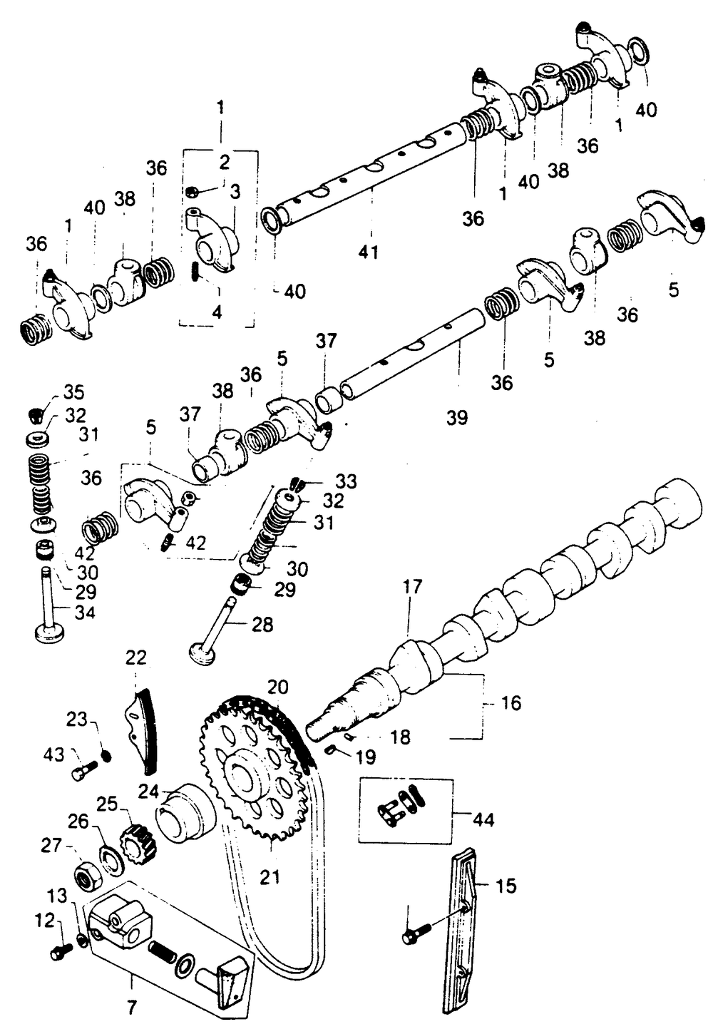 Valve System Diagram and Parts List for 1014-A  Generac Welder