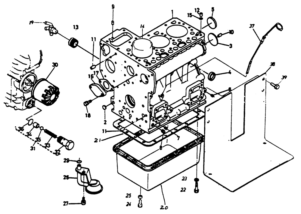 Engine Diagram and Parts List for 1011-C  Generac Welder