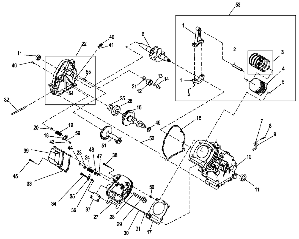 Ev, Xg7000e 410cc Longblock (0k5130) Diagram and Parts List for XG7000 (8113278 - 8465838)(2013) Generac Generator