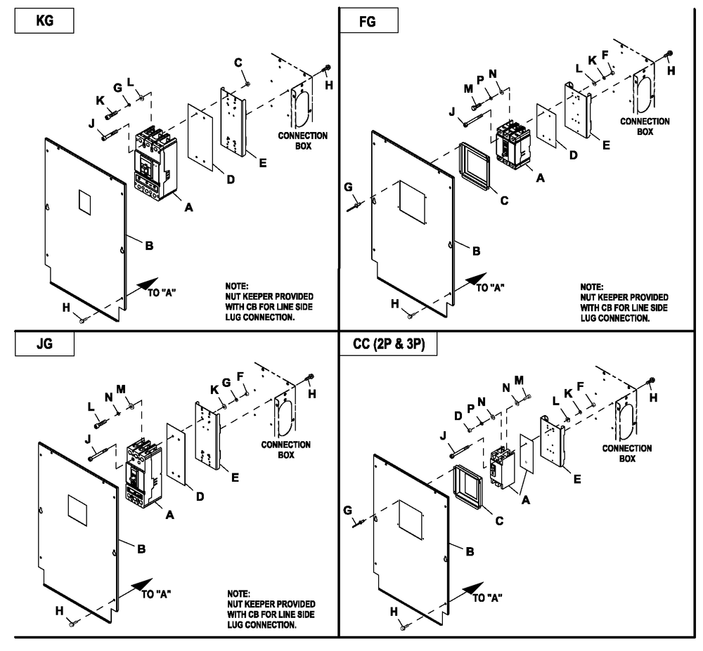 Connection Box C2 Cpl Diagram and Parts List for HT04542ANAX (6264225)(2011) Generac Generator