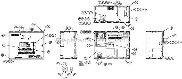 R-2001800 Rpm 2.4l Diagram and Parts List for ST03542GNAN (4950838)(2008) Generac Generator